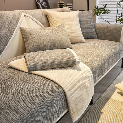 Chenille Sofa Slip Cover | Soft Modern Sofa Protector