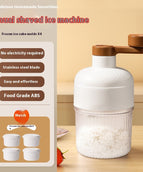 Ice Crusher + 4 Ice Molds