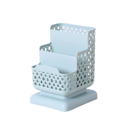 Rattan Style Pen Holder – Woven Desk Organiser