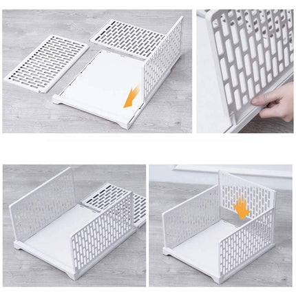 Wardrobe Storage Box Layered Clothes Organiser