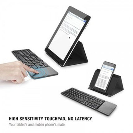 Folding Bluetooth Keyboard Portable Wireless Travel Keyboard