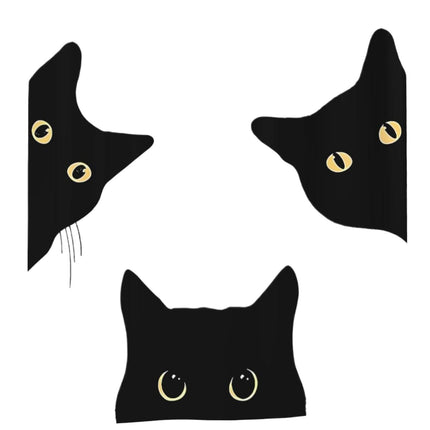 Black Cat Shower Curtain Waterproof Polyester Fabric Design With Text