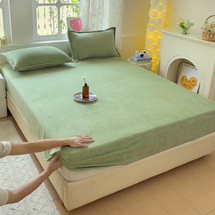 Milk Fibre Fitted Sheet | Soft Cooling Bed Sheet