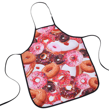 Donuts Print Kitchen Apron 🍩 – Fun, Colourful & Adjustable
