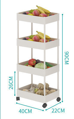 Modern Multi-Layer Plastic Storage Shelves – 3, 4, 5 Tier & Corner Options