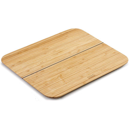 Foldable Bamboo Cutting Board with Chute – Non-Slip Foot Pads | Small & Large Sizes