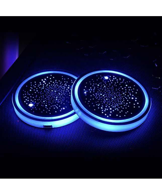 LED Light Up Coasters | Rechargeable Drink Coaster Set
