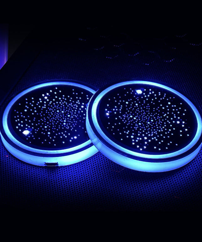 LED Light Up Coasters | Rechargeable Drink Coaster Set
