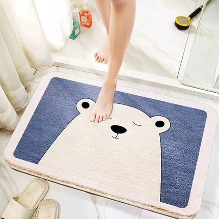 Simple Home Bathroom Non-slip Decorative Floor Mat