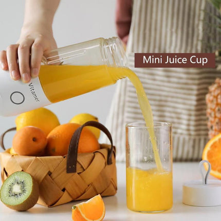 Portable USB Blender Bottle 350ml | Rechargeable Smoothie Maker