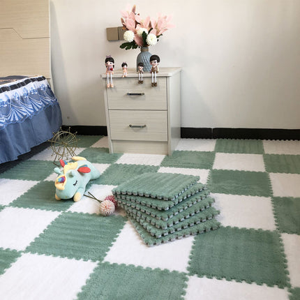 Interlocking Plush Floor Mats | Soft Foam Tiles for Home