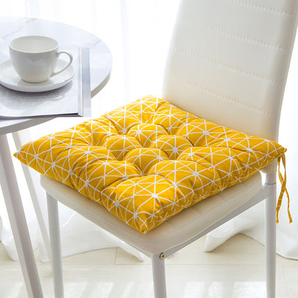 Summer Chair Cushion 40x40cm | Soft Linen Cotton Seat Pad