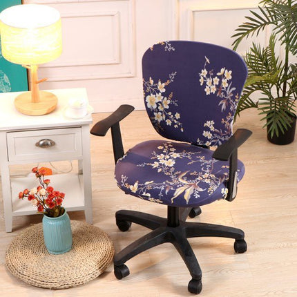Office Chair Cover Set Stretch | Washable Seat & Back Covers