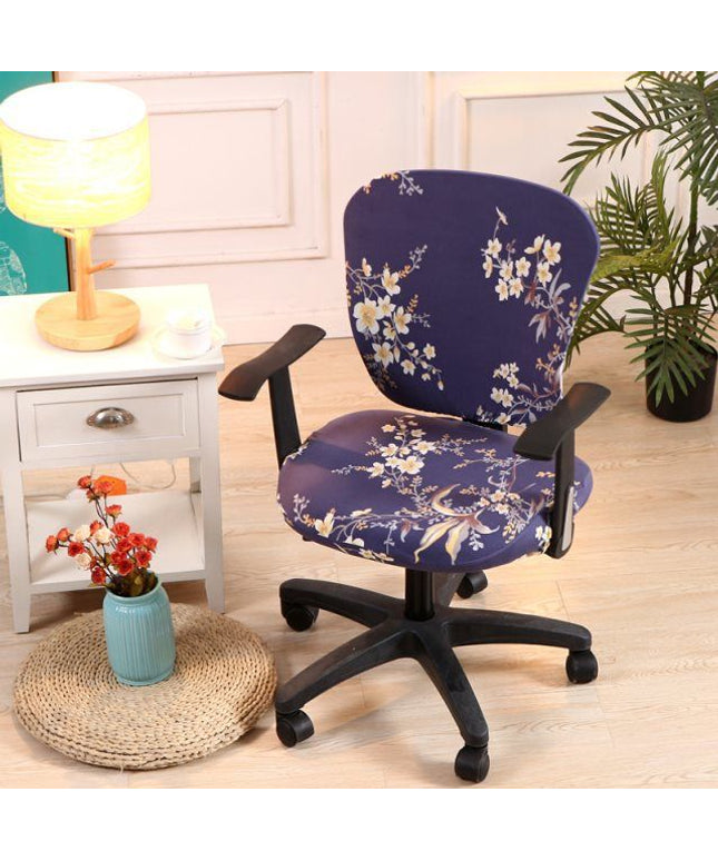 Office Chair Cover Set Stretch | Washable Seat & Back Covers