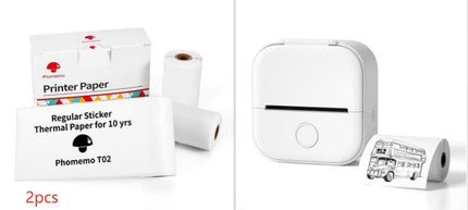 Portable Mini Thermal Label Printer Bluetooth Inkless Pocket Printer