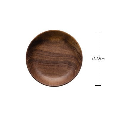 Luxury Dark Wood Plates & Serving Trays – Handcrafted Dinnerware | 11–20 cm