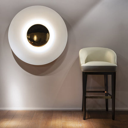 Double Disc Designer Wall Light – Sculptural Luxury LED | 30–50cm