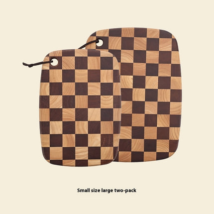 Acacia Chessboard Cutting Board ♟️ – Solid Wood, Large or Small