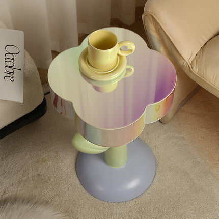 Tulip Edge Resin Side Table | Modern Sculptural Home Décor