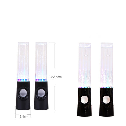Dancing Water LED Speaker | Music Fountain RGB Desktop Speaker