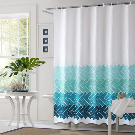 Waterproof Polyester Shower Curtain 180×180cm | Nordic & European Patterns – Ikeame
