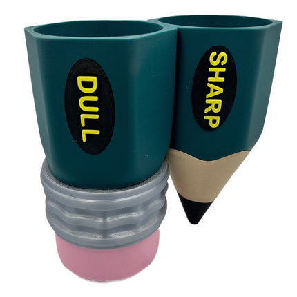 Pencil Shape Pen Holder – Large Resin Desk Organiser