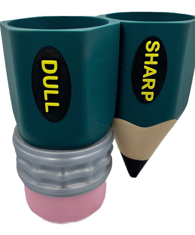 Pencil Shape Pen Holder – Large Resin Desk Organiser
