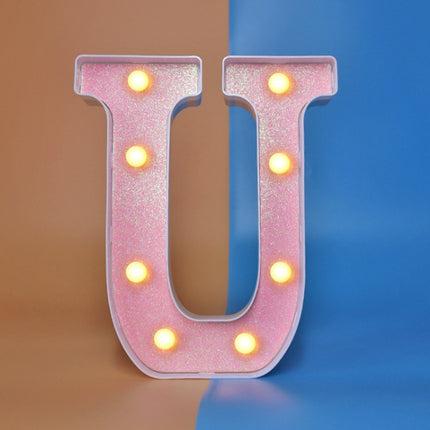 Night Light English Letter Lamp Birthday Party