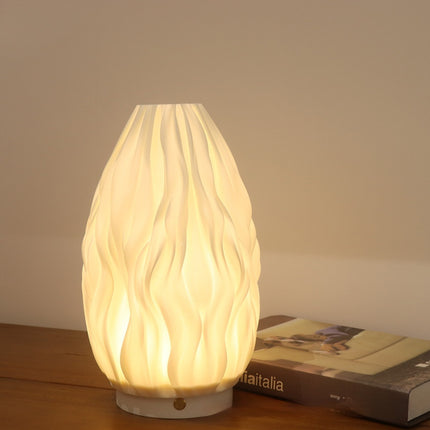 3D Printed Vase Decoration Lamp – Artistic Ambient Light (Rechargeable or Plug-in)