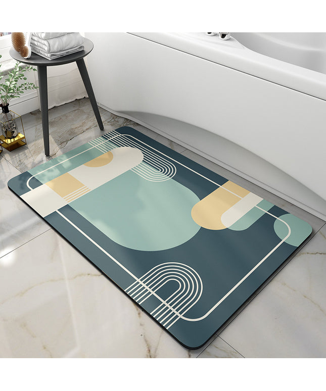 Tech Velvet Bath Mat — Soft, Absorbent, Modern