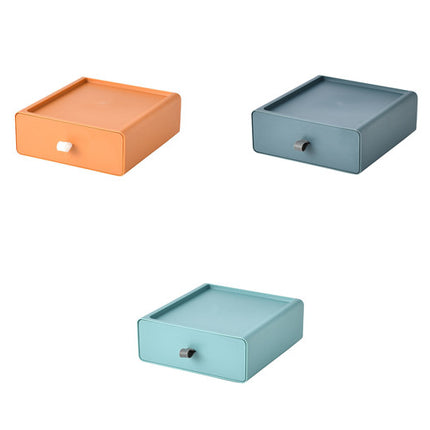 Stackable Storage Drawer Boxes Desk Makeup Organiser Set