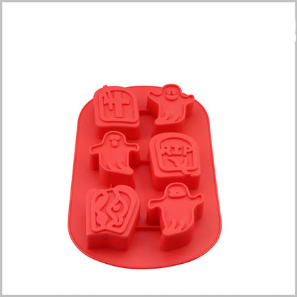 Halloween Silicone Mold – Ghosts, Ghouls & Gravestones | Ikeame