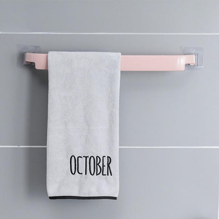 Punch-Free Bathroom Towel Rack | Wall Suction Towel Holder
