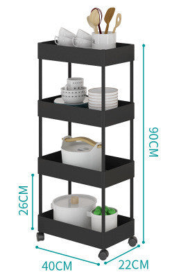 Modern Multi-Layer Plastic Storage Shelves – 3, 4, 5 Tier & Corner Options