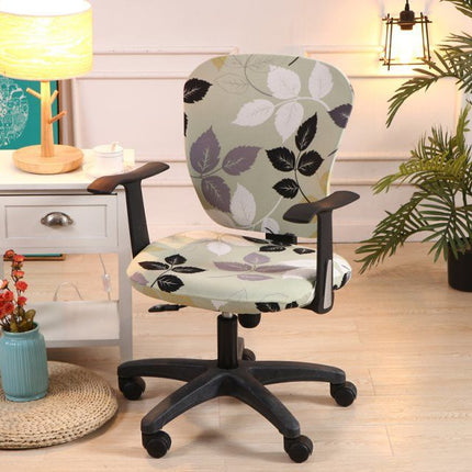 Office Chair Cover Set Stretch | Washable Seat & Back Covers