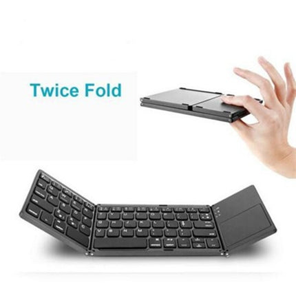 Folding Bluetooth Keyboard Portable Wireless Travel Keyboard