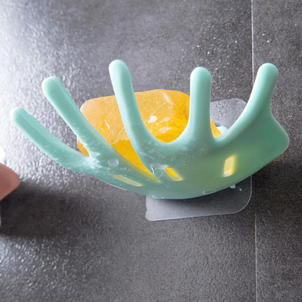 Perforation-free Multifunctional Soap Box Bathroom Wall-mounted