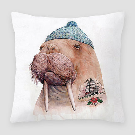 Animal Velvet Cushion Covers – 12 different designs 🦁🐰🦝