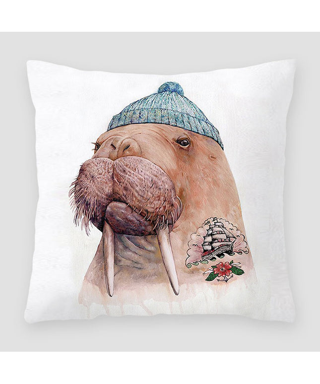 Animal Velvet Cushion Covers – 12 different designs 🦁🐰🦝