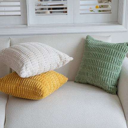Colourful Wheat-Ear Corduroy Cushions – Soft & Stylish 45x45 cm