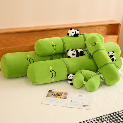 Bamboo Pipe Panda Long Cylindrical Support Pillow  🐼🎋