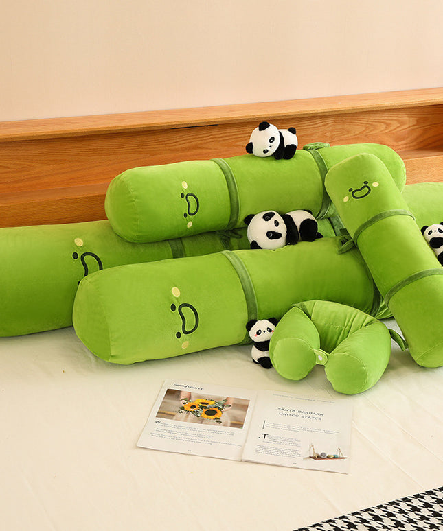 Bamboo Pipe Panda Long Cylindrical Support Pillow  🐼🎋