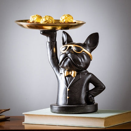 French Bulldog Key Storage Tray Luxury Decor