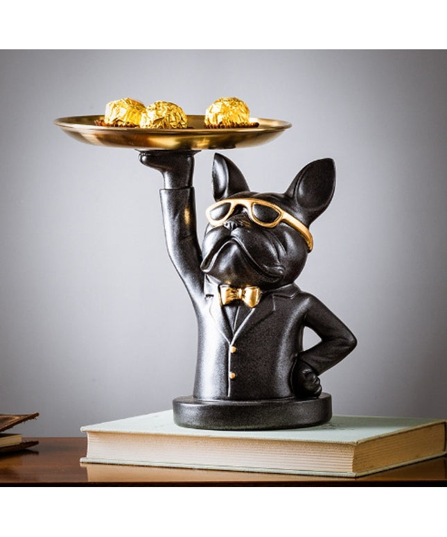 French Bulldog Key Storage Tray Luxury Decor