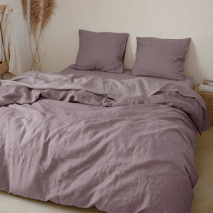 Japanese Linen Bedding Set | Minimalist Washed Duvet Cover