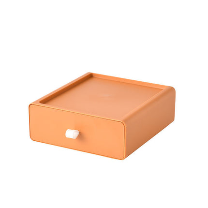 Stackable Storage Drawer Boxes Desk Makeup Organiser Set