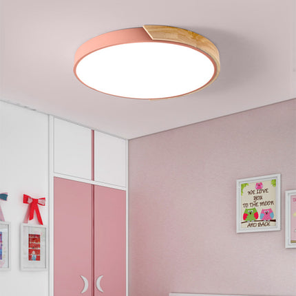 Modern Minimalist LED Ceiling Light – 6 Colours & 4 Sizes | Remote Dimmable