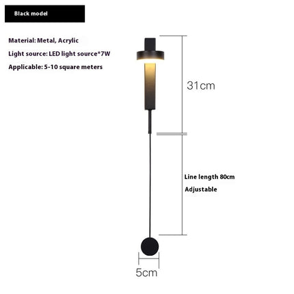 Bedroom Bedside Lamp Living Room Wall Light Bulb Aisle Corridor Wall Lamp