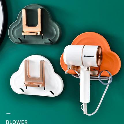 Bathroom Non-perforated Foldable Hair Dryer Hanger