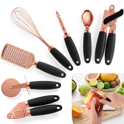 Stainless Steel Kitchen Utensils - 7 Piece Set
